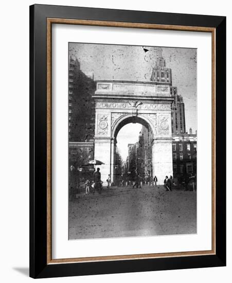 Washington Arch in Plenachrome-Evan Morris Cohen-Framed Photographic Print