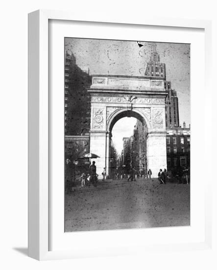 Washington Arch in Plenachrome-Evan Morris Cohen-Framed Photographic Print