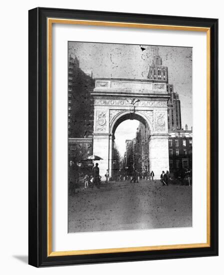 Washington Arch in Plenachrome-Evan Morris Cohen-Framed Photographic Print