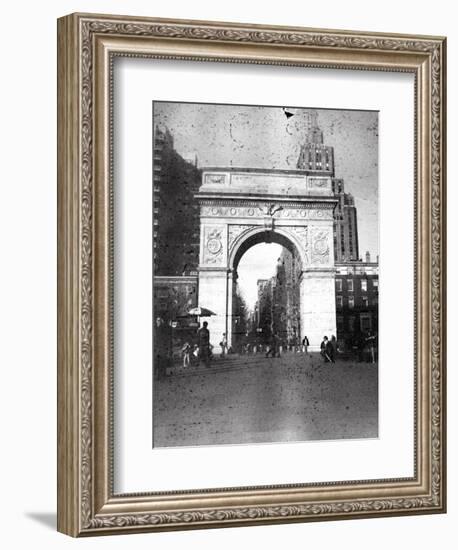 Washington Arch in Plenachrome-Evan Morris Cohen-Framed Photographic Print