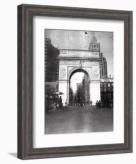 Washington Arch in Plenachrome-Evan Morris Cohen-Framed Photographic Print