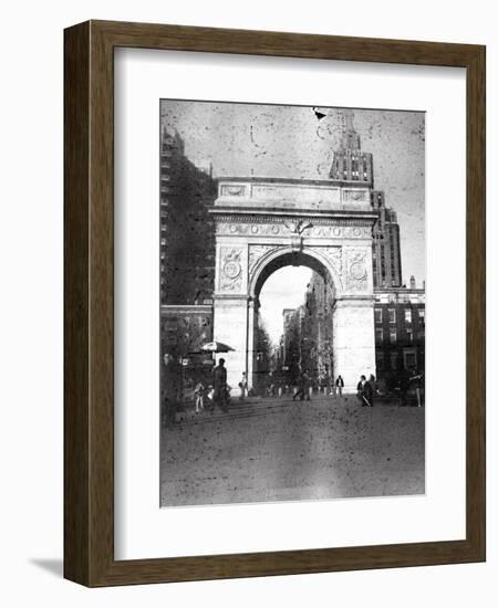 Washington Arch in Plenachrome-Evan Morris Cohen-Framed Photographic Print