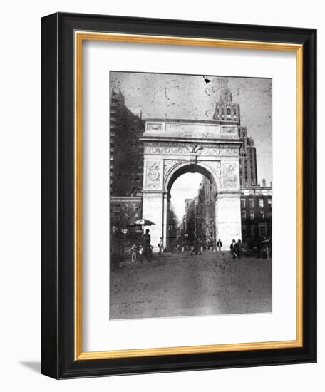 Washington Arch in Plenachrome-Evan Morris Cohen-Framed Photographic Print