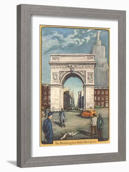 Washington Arch, New York City-null-Framed Art Print