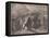 Washington at the Valley Forge by the Camp Fire-Paul Hardy-Framed Premier Image Canvas