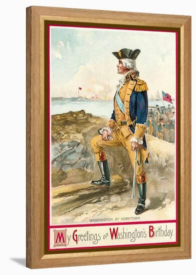 Washington at Yorktown-null-Framed Stretched Canvas