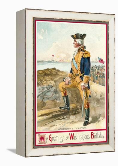 Washington at Yorktown-null-Framed Stretched Canvas
