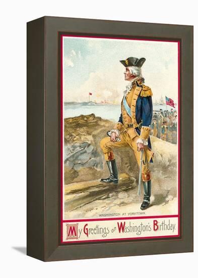 Washington at Yorktown-null-Framed Stretched Canvas