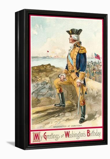 Washington at Yorktown-null-Framed Stretched Canvas