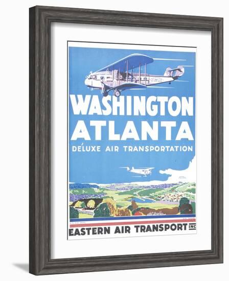 Washington Atlanta-null-Framed Art Print