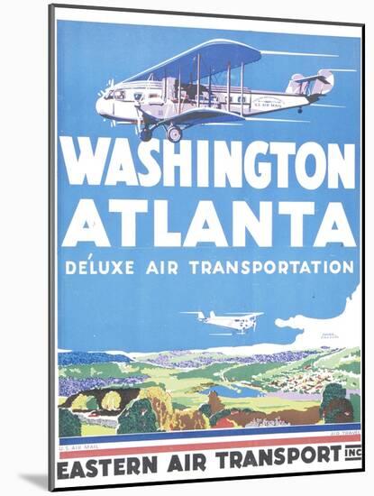 Washington Atlanta-null-Mounted Art Print