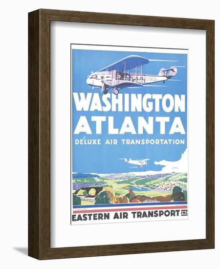 Washington Atlanta-null-Framed Art Print