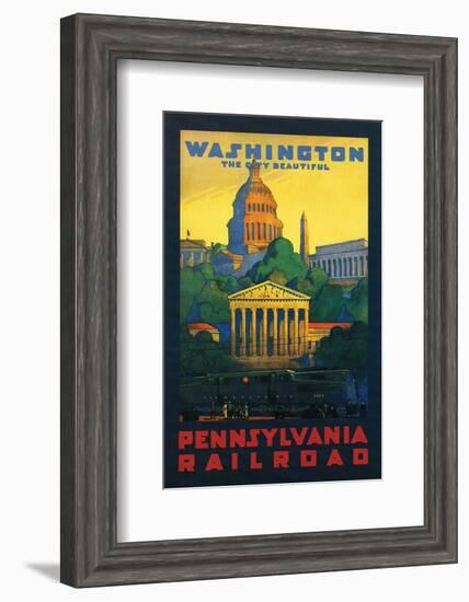 Washington By Pennsylvania Rai-null-Framed Art Print