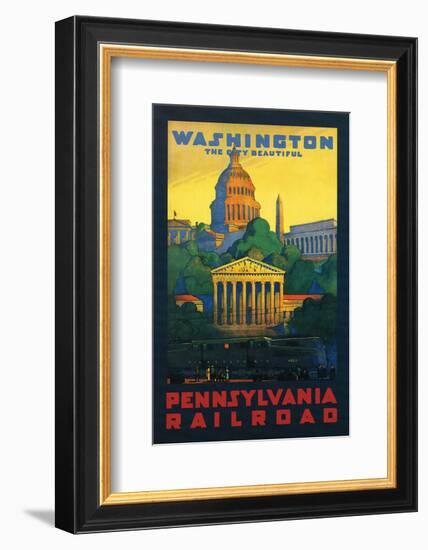 Washington By Pennsylvania Rai-null-Framed Art Print