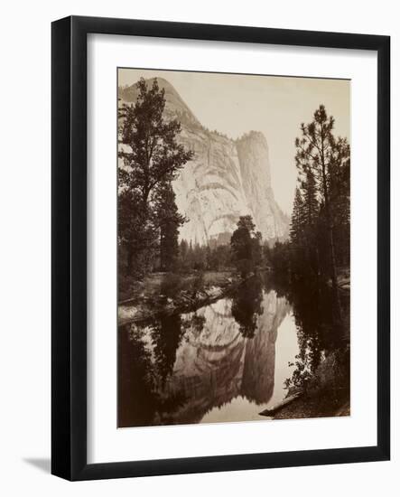 Washington Column, Yosemite, C.1866-Carleton Emmons Watkins-Framed Giclee Print