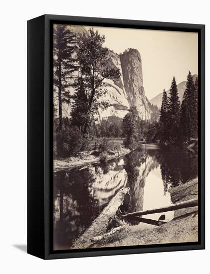 Washington Column, Yosemite National Park, Usa, 1872-Carleton Emmons Watkins-Framed Premier Image Canvas