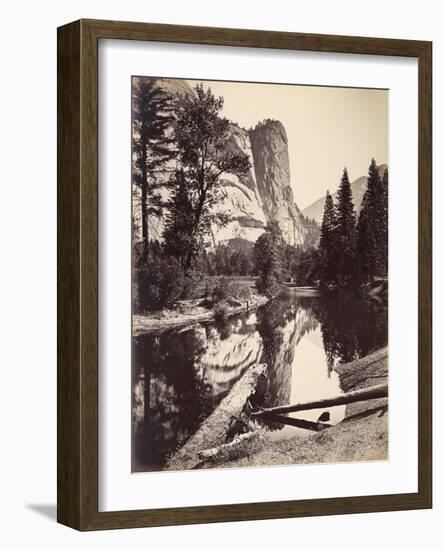 Washington Column, Yosemite National Park, Usa, 1872-Carleton Emmons Watkins-Framed Photographic Print