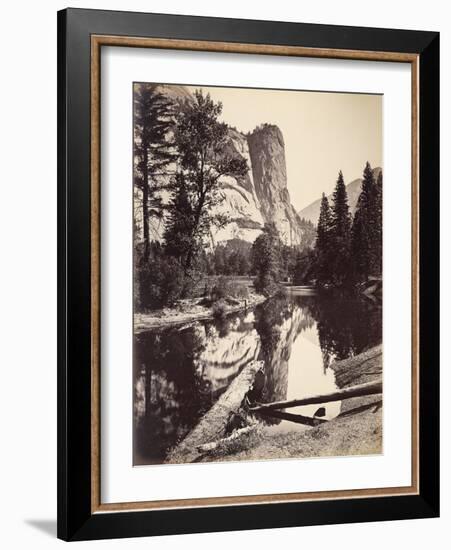 Washington Column, Yosemite National Park, Usa, 1872-Carleton Emmons Watkins-Framed Photographic Print