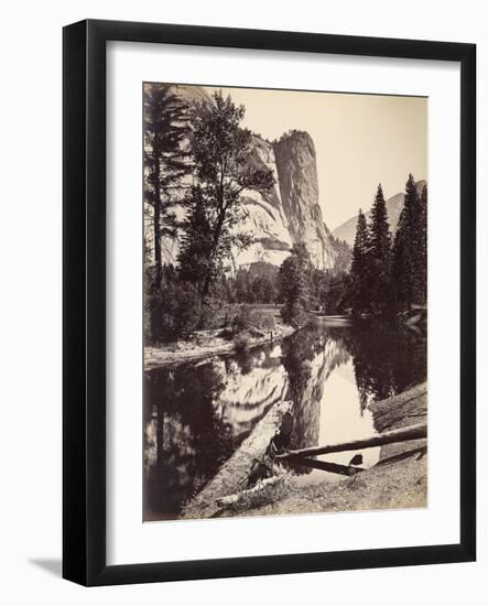 Washington Column, Yosemite National Park, Usa, 1872-Carleton Emmons Watkins-Framed Photographic Print