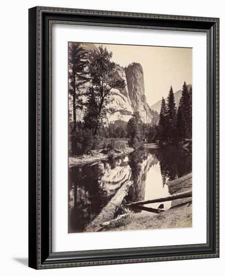 Washington Column, Yosemite National Park, Usa, 1872-Carleton Emmons Watkins-Framed Photographic Print