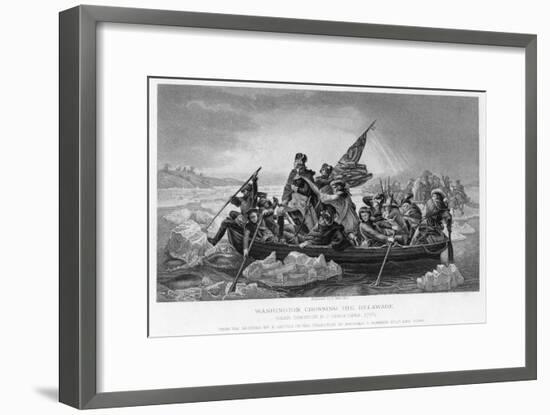 Washington Crossing the Delaware, 1776-Emanuel Gottlieb Leutze-Framed Giclee Print