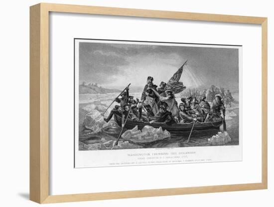 Washington Crossing the Delaware, 1776-Emanuel Gottlieb Leutze-Framed Giclee Print