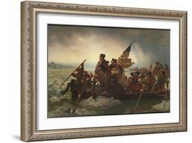 Washington Crossing the Delaware, 1851-Emanuel Leutze-Framed Giclee Print