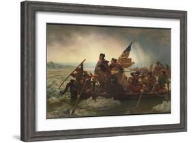 Washington Crossing the Delaware, 1851-Emanuel Leutze-Framed Giclee Print
