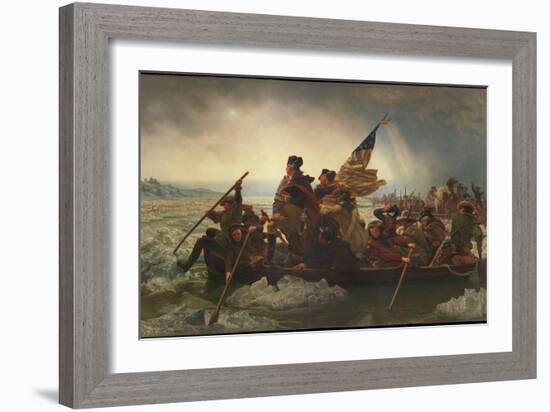 Washington Crossing the Delaware, 1851-Emanuel Leutze-Framed Giclee Print