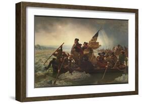 Washington Crossing the Delaware, 1851-Emanuel Leutze-Framed Giclee Print