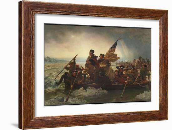 Washington Crossing the Delaware, 1851-Emanuel Leutze-Framed Giclee Print