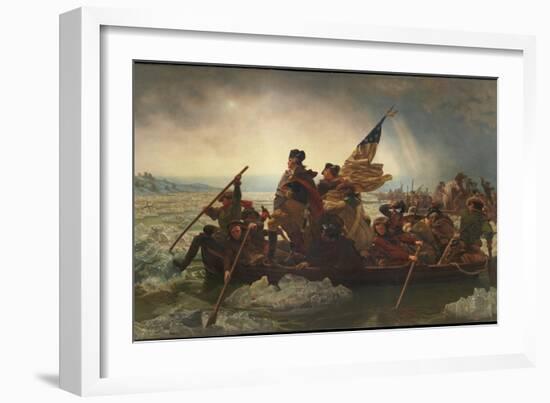 Washington Crossing the Delaware, 1851-Emanuel Leutze-Framed Giclee Print