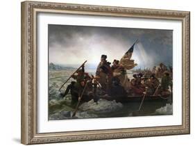 Washington Crossing the Delaware by Emanuel Leutze-Emanuel Leutze-Framed Giclee Print