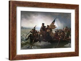 Washington Crossing the Delaware by Emanuel Leutze-Emanuel Leutze-Framed Giclee Print