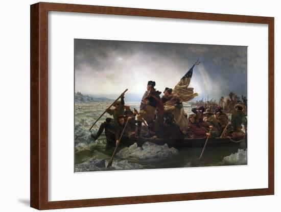 Washington Crossing the Delaware by Emanuel Leutze-Emanuel Leutze-Framed Giclee Print