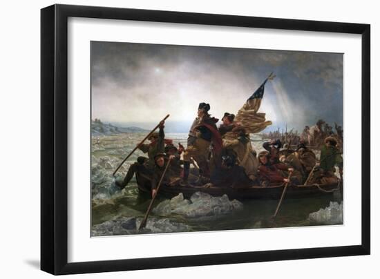 Washington Crossing the Delaware by Emanuel Leutze-Emanuel Leutze-Framed Giclee Print