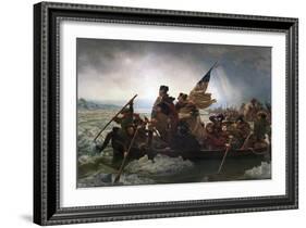 Washington Crossing the Delaware by Emanuel Leutze-Emanuel Leutze-Framed Giclee Print