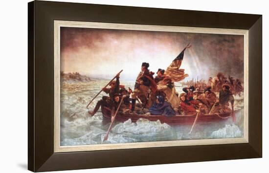 Washington Crossing the Delaware, c.1851-Emanuel Leutze-Framed Art Print