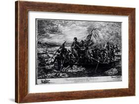 Washington Crossing the Delaware, c.1851-Emanuel Leutze-Framed Giclee Print