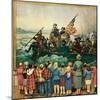 "Washington Crossing the Delaware", February 24, 1951-Stevan Dohanos-Mounted Giclee Print