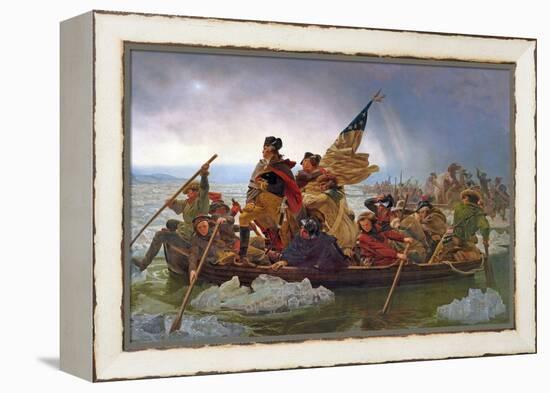 Washington Crossing the Delaware River, 25th December 1776, 1851 (Copy of an Original Painted in…-Emanuel Leutze-Framed Premier Image Canvas