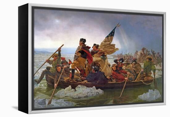 Washington Crossing the Delaware River, 25th December 1776, 1851 (Copy of an Original Painted in…-Emanuel Leutze-Framed Premier Image Canvas