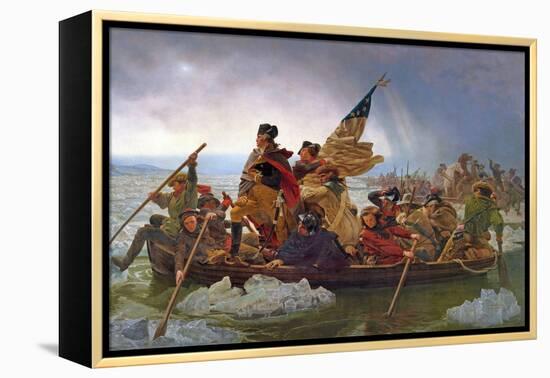 Washington Crossing the Delaware River, 25th December 1776, 1851 (Copy of an Original Painted in…-Emanuel Leutze-Framed Premier Image Canvas