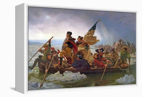 Washington Crossing the Delaware River, 25th December 1776, 1851 (Copy of an Original Painted in…-Emanuel Leutze-Framed Premier Image Canvas