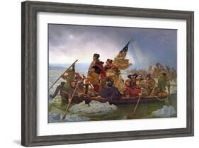 Washington Crossing the Delaware River, 25th December 1776, 1851 (Copy of an Original Painted in…-Emanuel Leutze-Framed Giclee Print