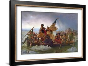 Washington Crossing the Delaware River, 25th December 1776, 1851 (Copy of an Original Painted in…-Emanuel Leutze-Framed Giclee Print