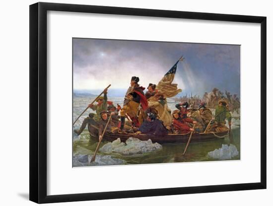 Washington Crossing the Delaware River, 25th December 1776, 1851 (Copy of an Original Painted in…-Emanuel Leutze-Framed Giclee Print