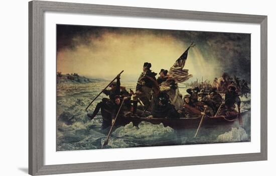 Washington Crossing the Delaware-Emanuel Gottlieb Leutze-Framed Art Print