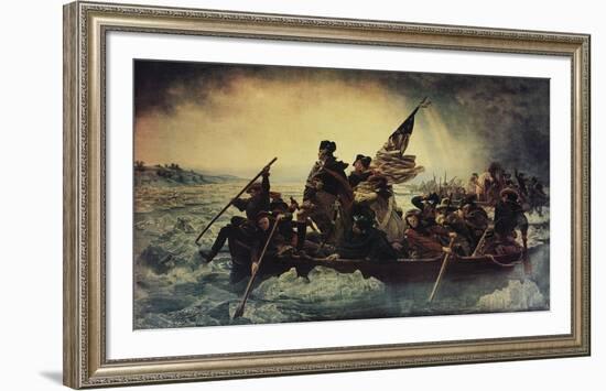 Washington Crossing the Delaware-Emanuel Gottlieb Leutze-Framed Art Print