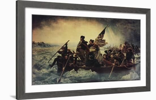 Washington Crossing the Delaware-Emanuel Gottlieb Leutze-Framed Art Print